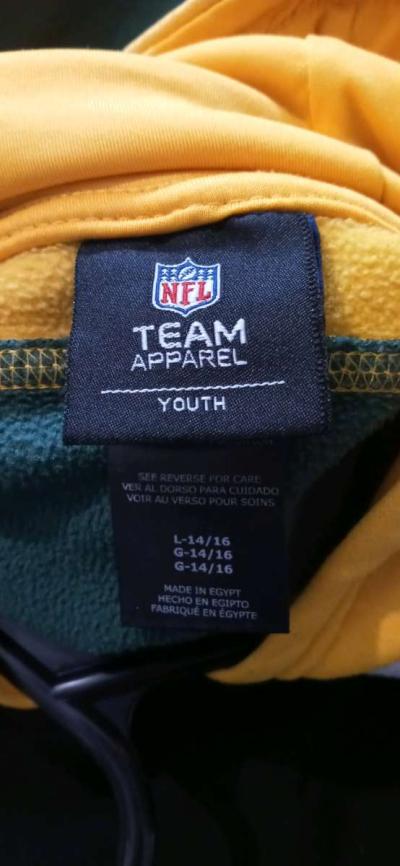 Youth Large Lightweight Green Bay Packers Hoodie - Thumbnail 3