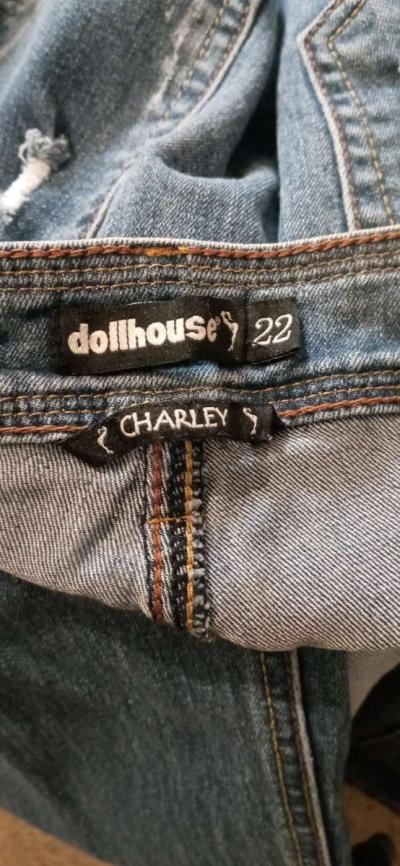 Womens Plus Size Denim Jeans 22 - Thumbnail 3