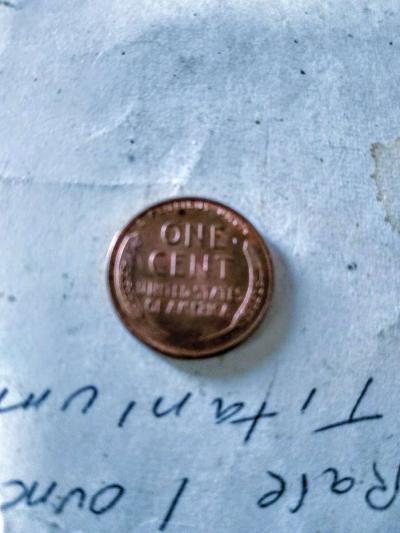 1957 uncirculated Wheat penny - Thumbnail 4