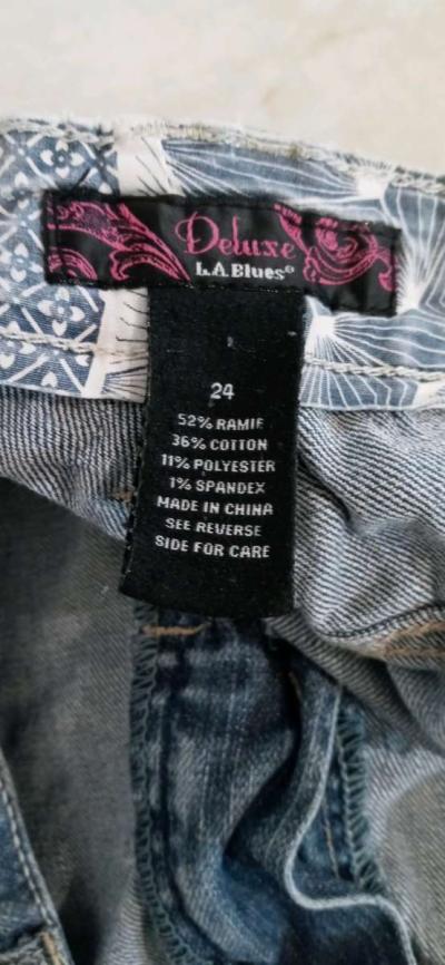 Womens Denim Capris 24 - Thumbnail 3