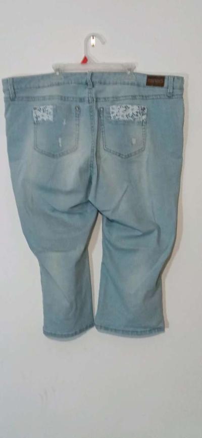 Womens Denim Capris 22w - Thumbnail 2