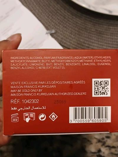 Brand new sealed Baccarat Rouge 540 EDP 100ml - Thumbnail 4