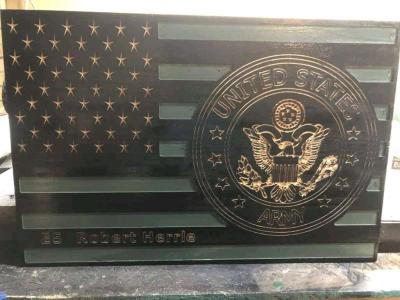 16x24 custom army black and army green flag