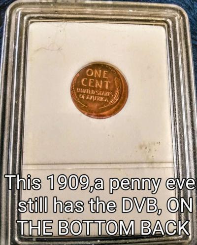 1909S Wheat DVB OFF CENTER - Thumbnail 5