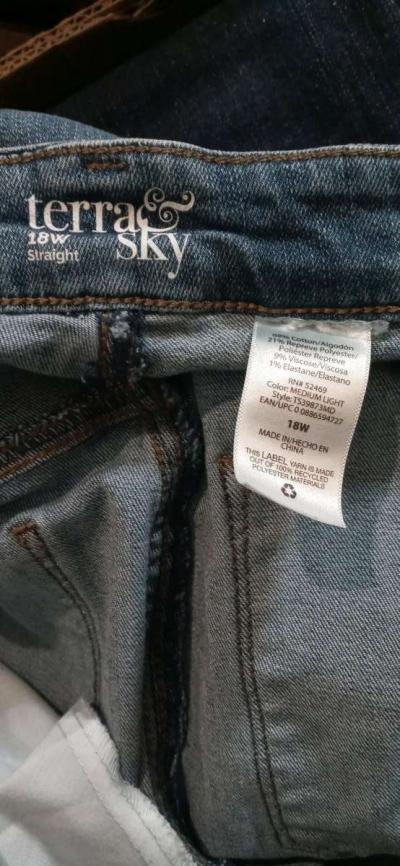 Womens Denim Jeans 18w - Thumbnail 3