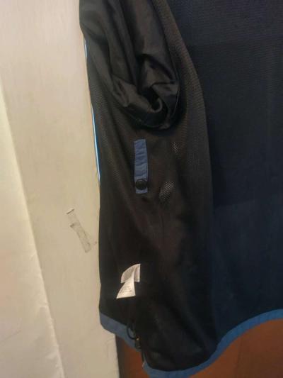 Eddie Bauer Windbreaker Hiking Trail Jacket Mens L Blue Fu - Thumbnail 5