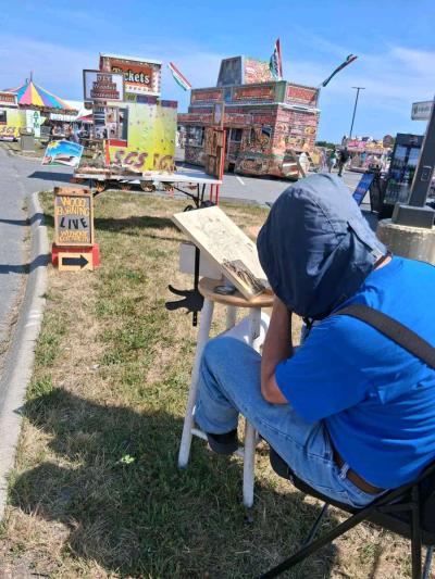 Santa Claus pyrography - Thumbnail 2