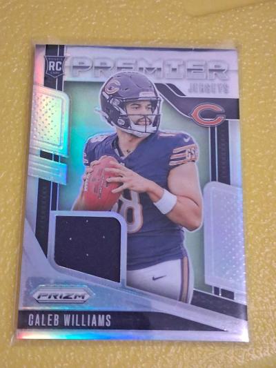 2024 Caleb Williams Panini Prizm Premier Jerseys Silver PJCW