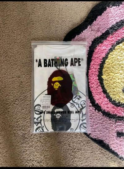 Bape Milo White Chrome Hearts Tee  Sizes S M L XL - Thumbnail 5