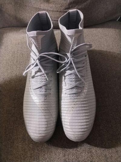 Under Armour UA Highlight 2 MC Knit Silver Football Cleats S - Thumbnail 1