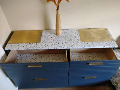 navy blue modern dresser - Thumbnail 2