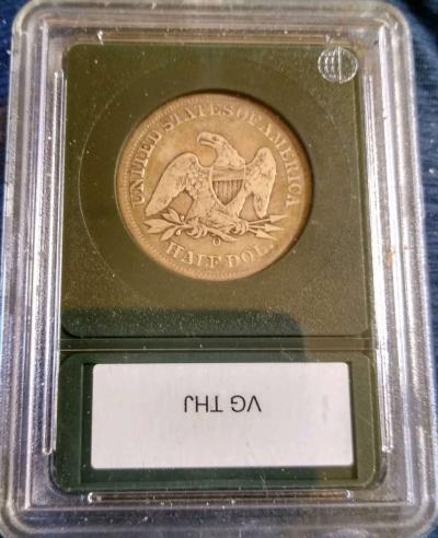 1859 O Seated liberty - Thumbnail 2