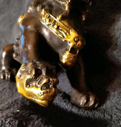 This Chinese Guardian Lion referred to as a Foo Dog or FuDog - Thumbnail 6
