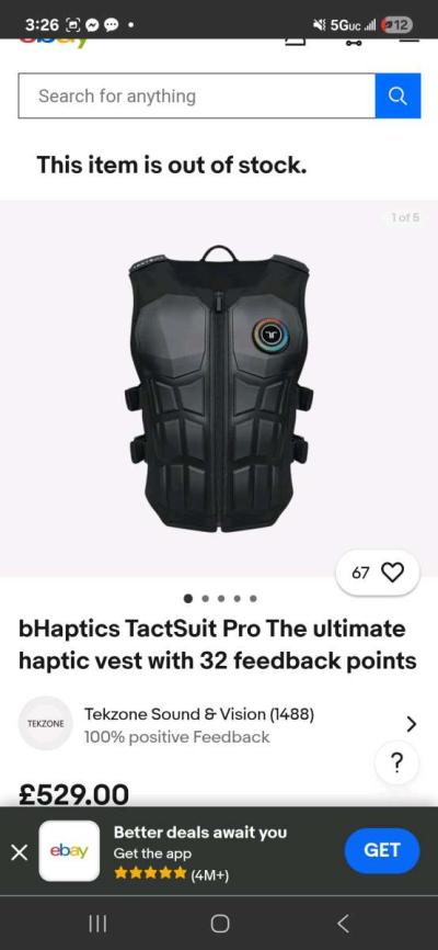 Bhaptics VR Tactsuit Pro and Sleeves FPS Bundle - Thumbnail 5
