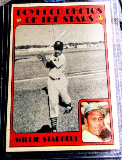1956 YOUNG WILLIE STARGELL HIGH SCHOOL CARD