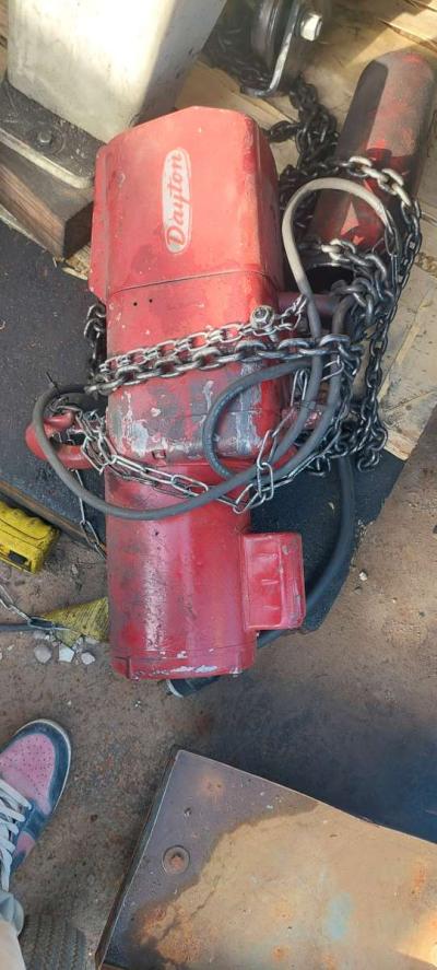 1 and 2 ton chain  electric chain hoists