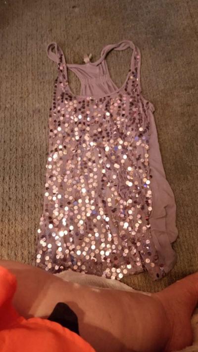 size small vanity sequin tank top - Thumbnail 2