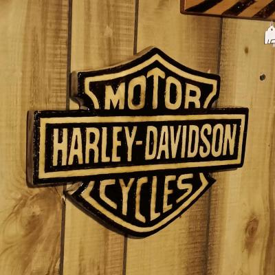 Harley Davidson pyrography - Thumbnail 3