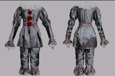 PENNYWISE IT CLOWN COSTUME - Thumbnail 3