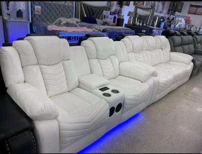 Set de reclinables elctricos Sofa y Loveseat - Thumbnail 3
