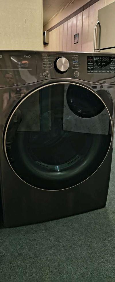 LG Elite Platinum Stainless FrontLoad Washer  New Scratch  D - Thumbnail 4