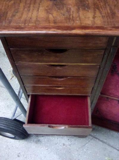 refinished unisex jewelry cabinet - Thumbnail 3