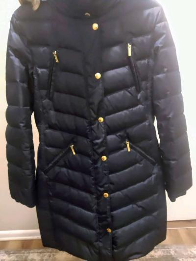 MICHAEL KORS Medium Dark Blue Winter Coat - Thumbnail 4