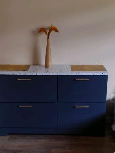 navy blue modern dresser - Thumbnail 5
