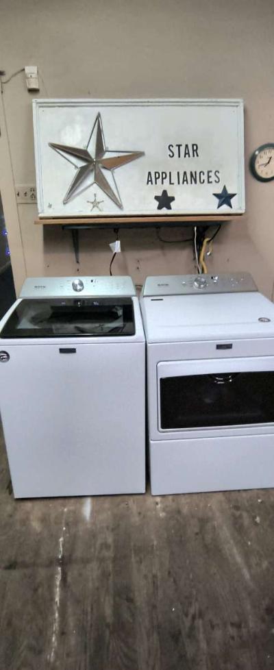 MAYTAG WHITE ELITE TOPLOAD WASHER  ELECTRIC DRYER SET - Thumbnail 6