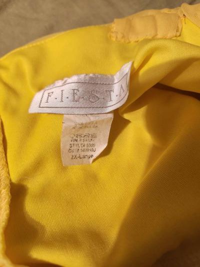 Fiesta Yellow Maxi Dress with Beaded Neckline - Thumbnail 5