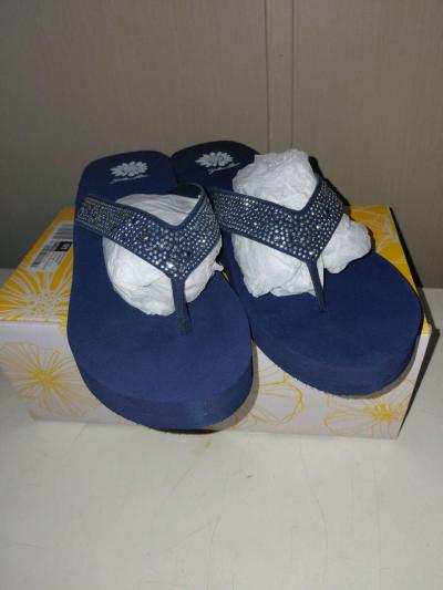 yellow box flip flops - Thumbnail 2