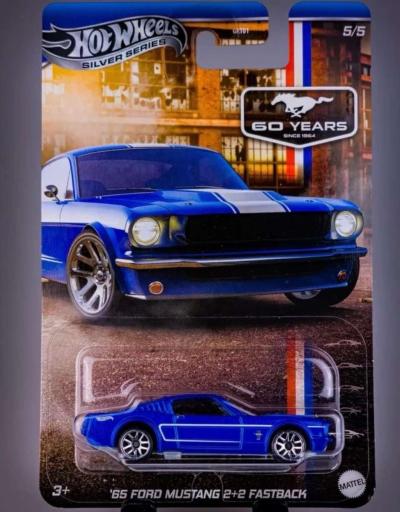 Mustang 60 Years Silver Series Hot Wheels - Thumbnail 2
