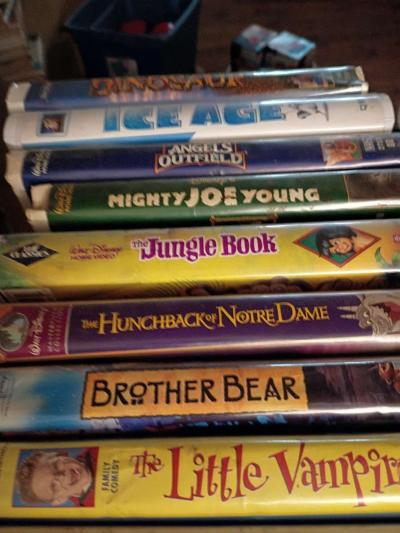 30 Walt Disney Movies And 34 Vhs Movies