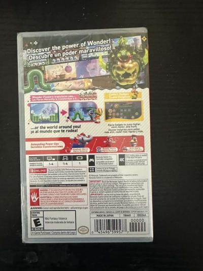 Nintendo Super Mario Bros Wonder  Red Green Blue - Thumbnail 2