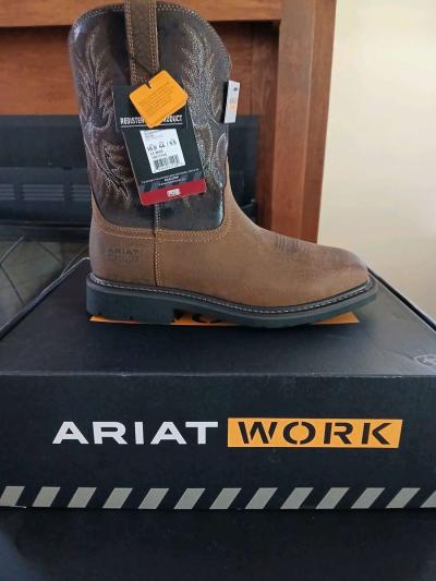 New Ariat Work Boots Steel Toe - Thumbnail 1