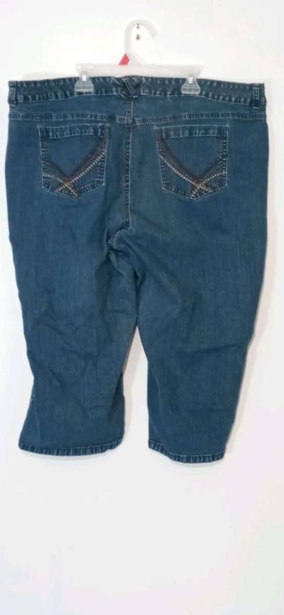 Womens Plus Size Denim Capris Just My Size 24 - Thumbnail 2