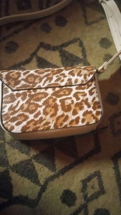 Leopard print small shoulder purse - Thumbnail 2