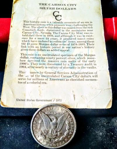 1880CC VERY RARE COIN HAS BEEN IN THE FAMILY 35 YEARS - Thumbnail 2