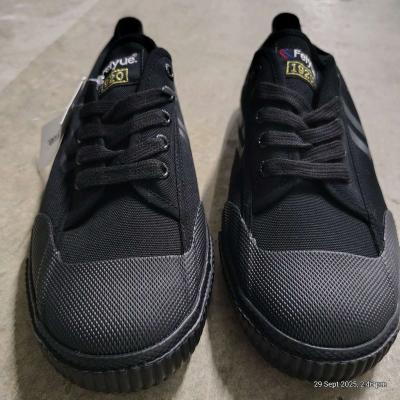 mens casual black shoe - Thumbnail 2