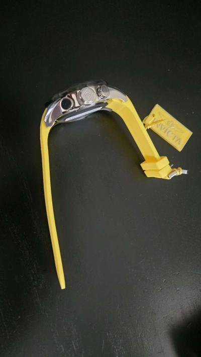 Invicta Speedway Mens Watch w Mother of Pearl Dial  50mm Yel - Thumbnail 6