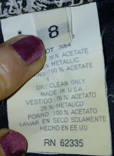 Dark Blue with Black Laced Prom Junior Dress - Thumbnail 3