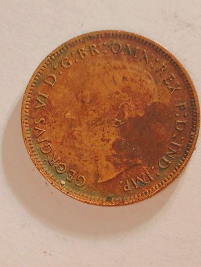 1943 farthing - Thumbnail 2