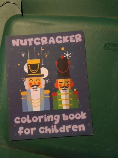 Nutcracker kids coloring book - Thumbnail 1