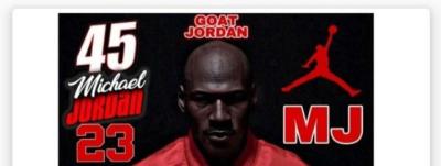 CHICAGO BULLS THE GOAT SELF CREATED ORIGINAL ART POSTER - Thumbnail 2