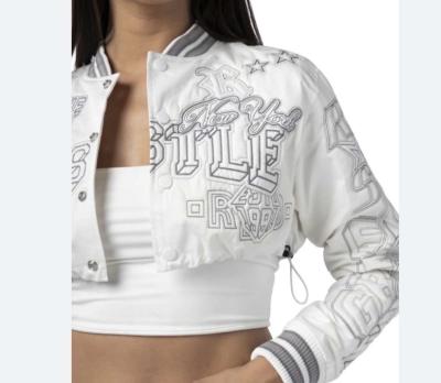 red hustle crop jacket - Thumbnail 3