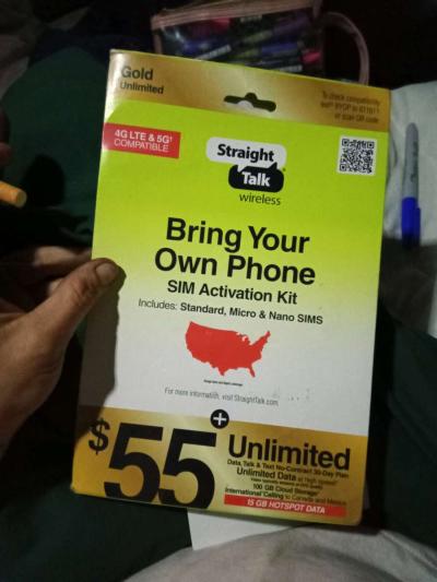 Straight Talk Sim Activation Kit - Thumbnail 1