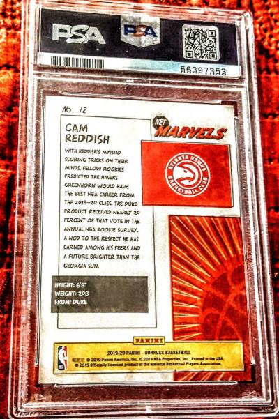 PSA 9 2019 cam reddish net marvels - Thumbnail 2