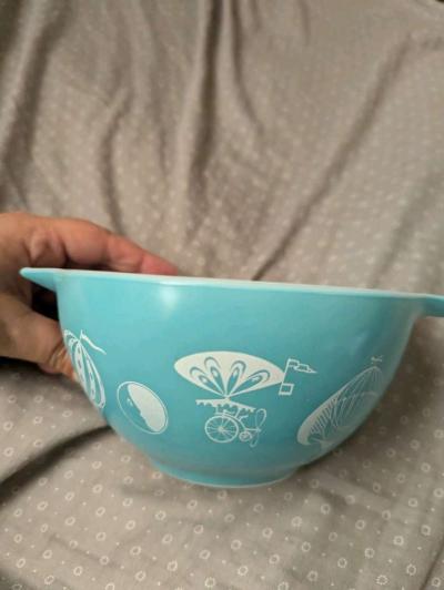 two sets of turquoise Pyrex vintage dishes - Thumbnail 2