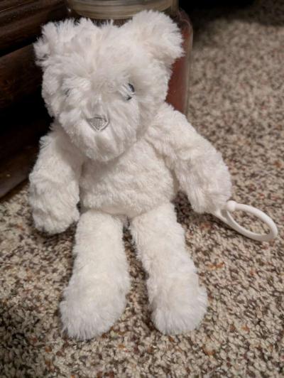 Plush bear pacifier holder - Thumbnail 2