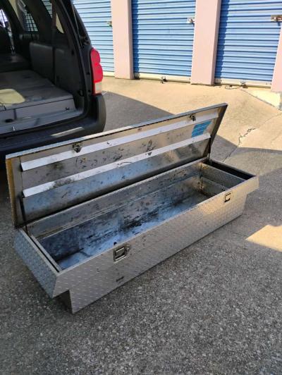 Galvanized steel diamond plate truck tool box 125 OBO - Thumbnail 2